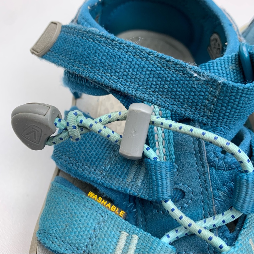 Keen Washable Youth Sandals Teal Blue Size 3 - Picture 13 of 13